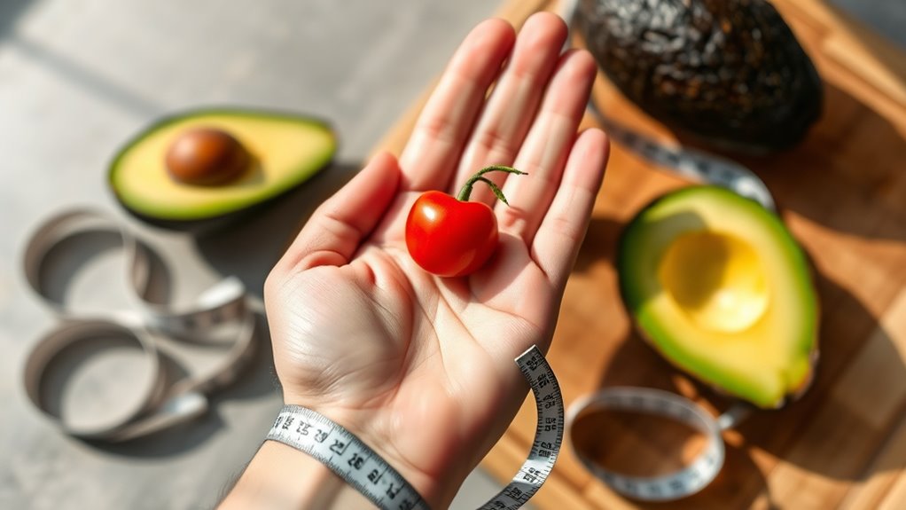 use hand measurements for balance