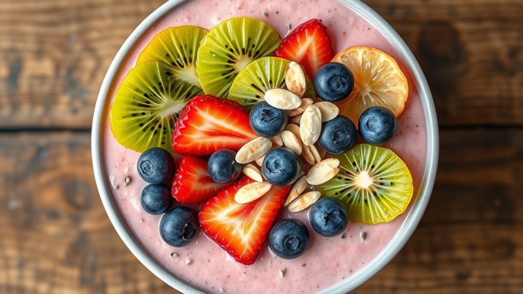 use seasonal fresh toppings