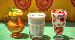 varied indian lassi flavors
