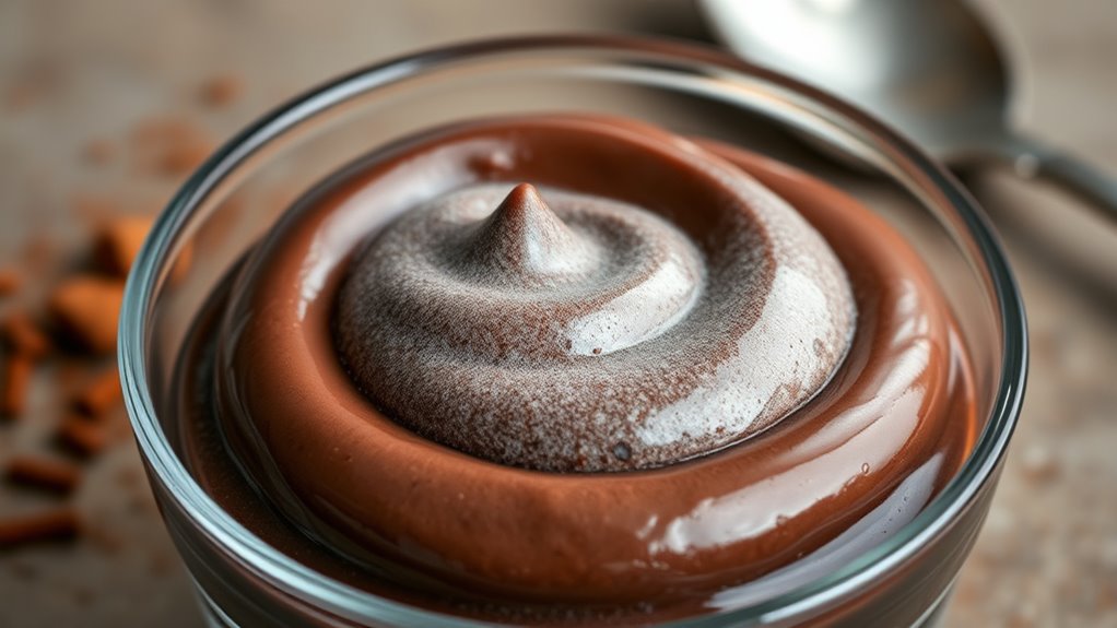vegan aquafaba chocolate mousse