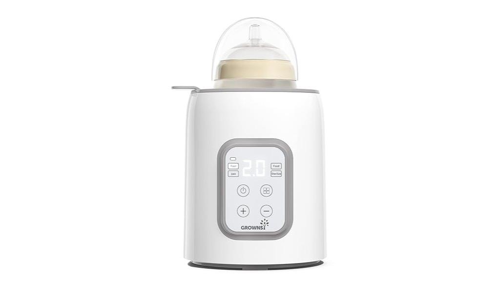 versatile 8 in 1 bottle warmer