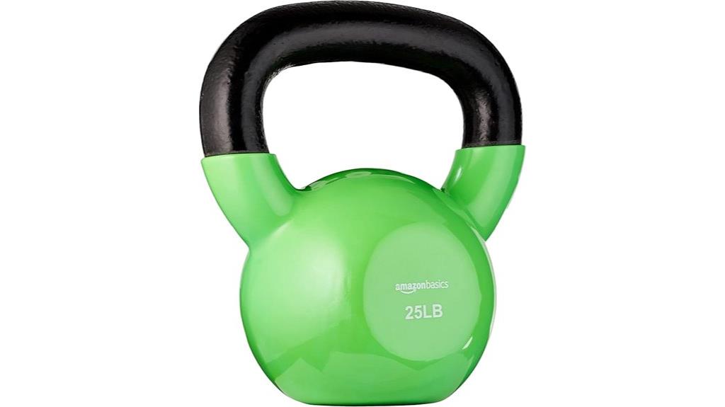 vinyl coated kettlebell weight