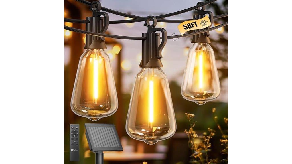 waterproof 58ft string lights