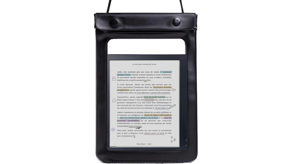 waterproof kindle ereader case