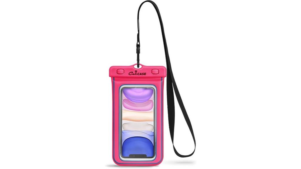 waterproof phone lanyard pouch