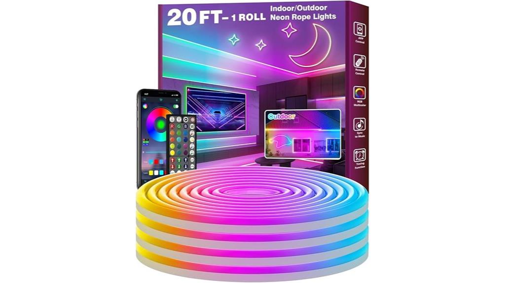 waterproof rgb rope lights