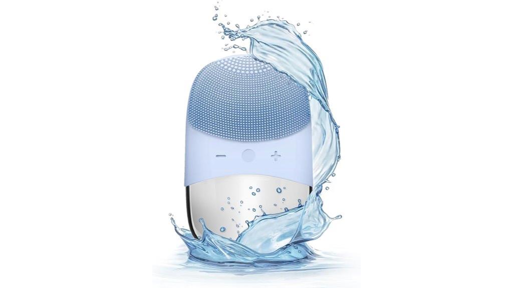 waterproof silicone facial brush