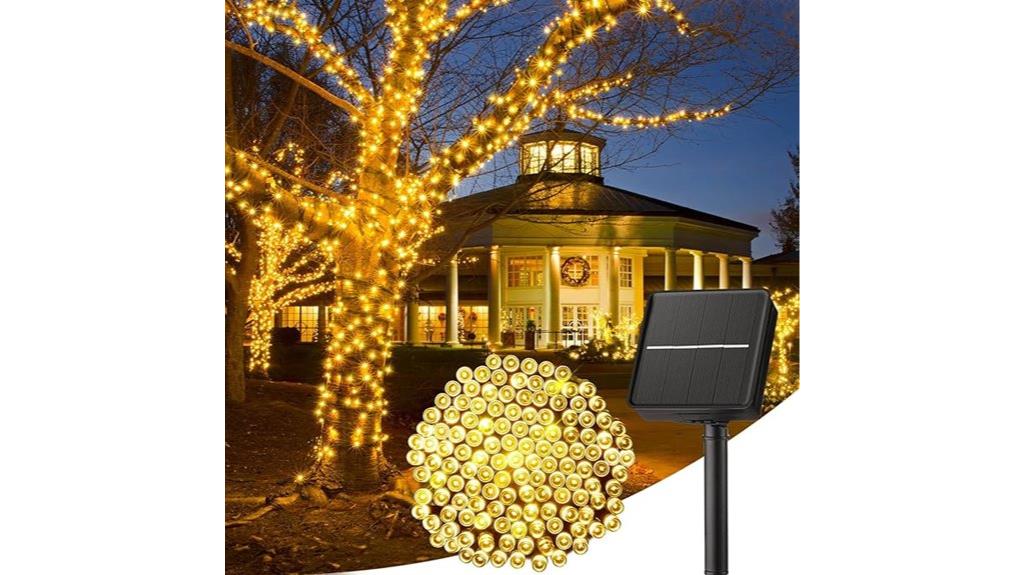 waterproof solar string lights