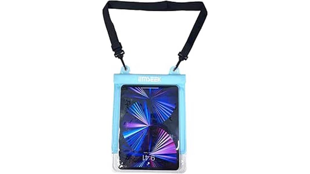 waterproof tablet case green