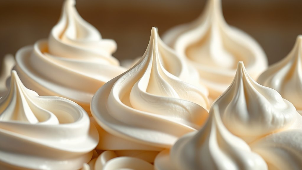 whipped egg whites stabilize