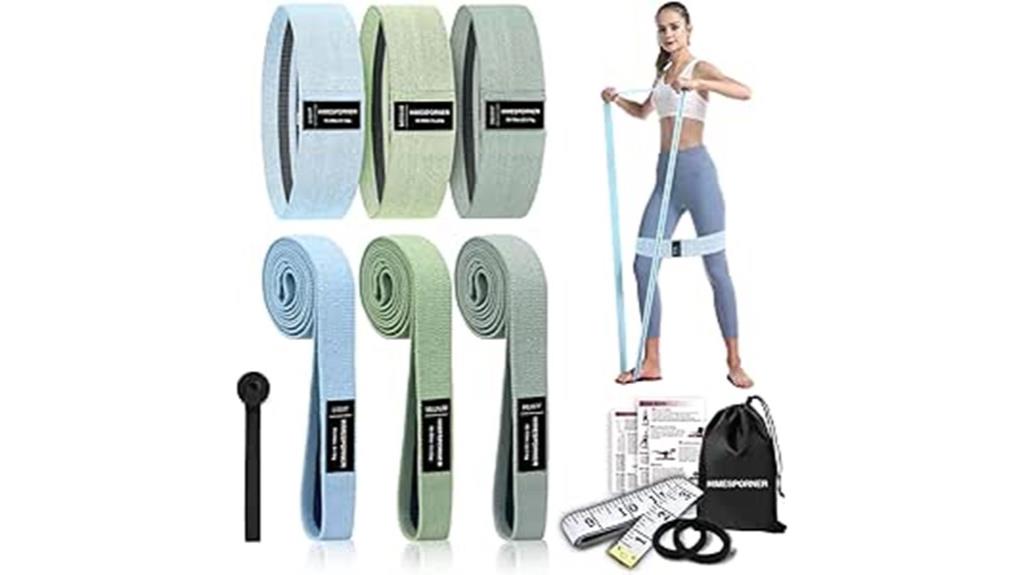 workout bands with accessories