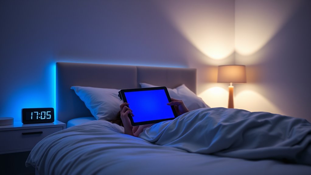 blue light disrupts sleep rhythms
