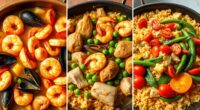 different paella types