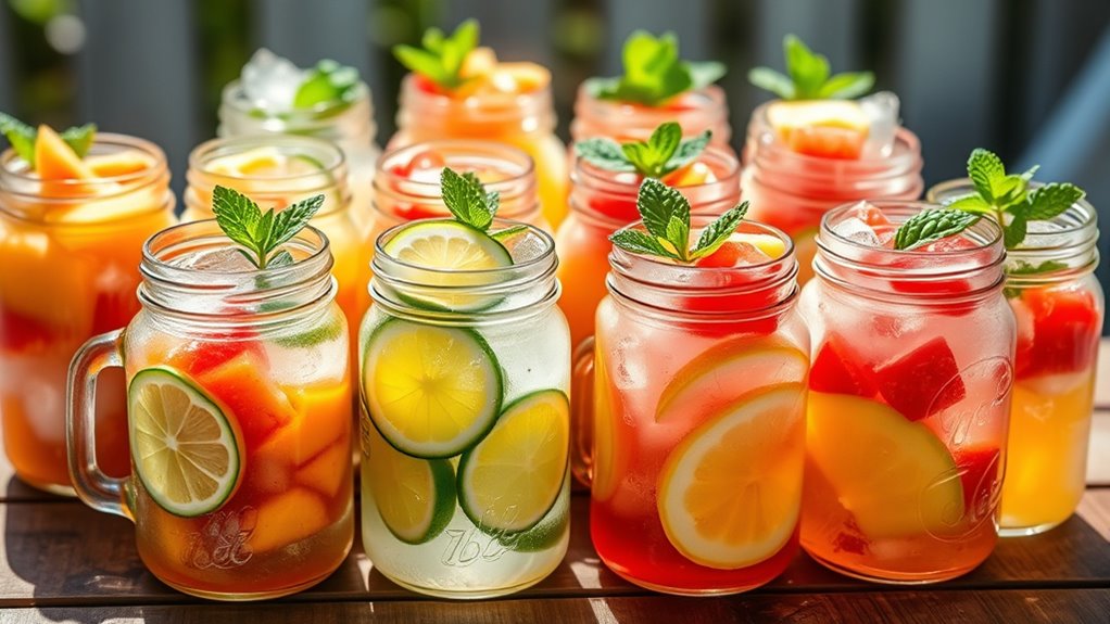 fruit infused latin summer drinks