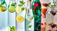 healthy flavored sparkling drinks