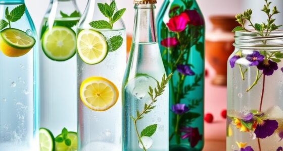healthy flavored sparkling drinks