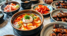 korean dishes kimchi bibimbap