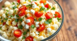 low carb cauliflower couscous salads
