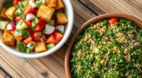 middle eastern bread salads
