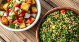 middle eastern bread salads