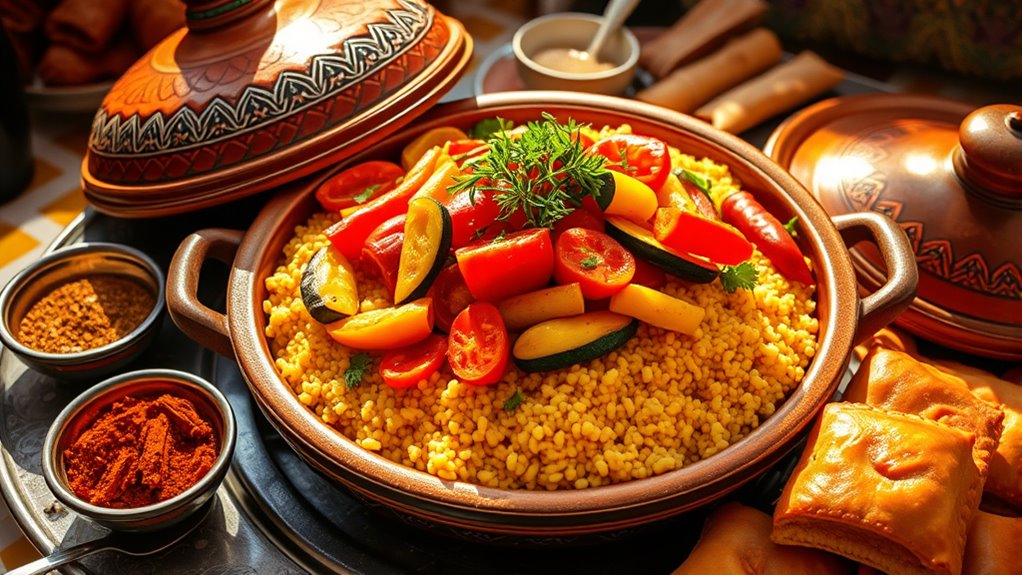 moroccan spice vegetable couscous