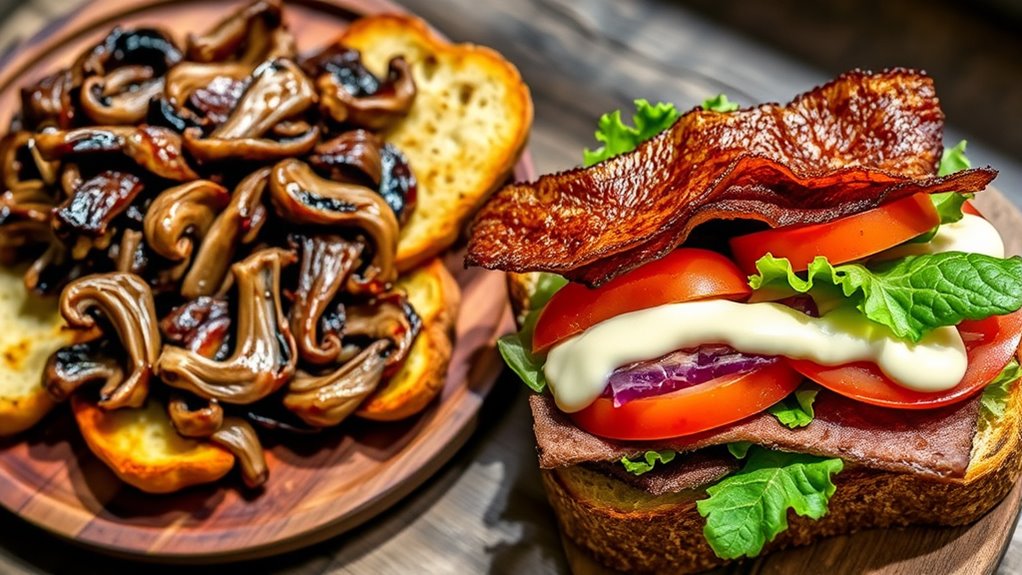 plant based mushroom sandwich recipes
