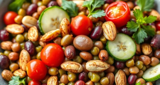protein rich plant salads