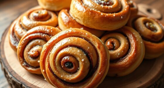 scandinavian cinnamon and cardamom pastries