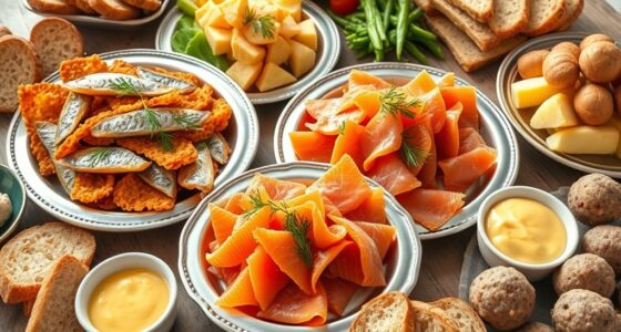 scandinavian lunch buffet selection