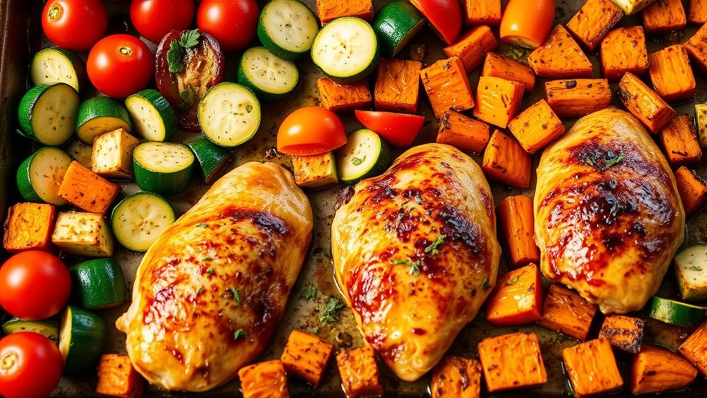 simple customizable sheet pan dinners