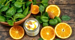 spinach yogurt citrus benefits