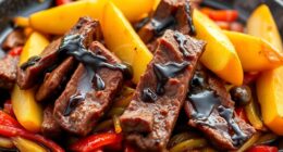 stir fried beef with potatoes