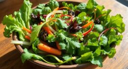 sustainable salad ingredient use