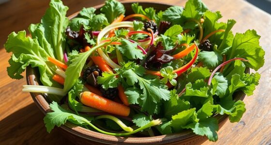 sustainable salad ingredient use