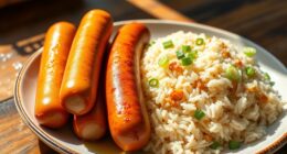 sweet savory breakfast rice