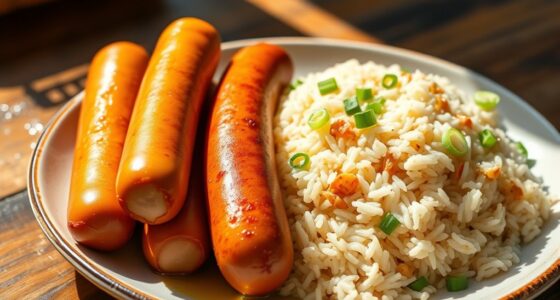 sweet savory breakfast rice