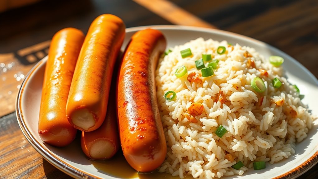 sweet savory breakfast rice