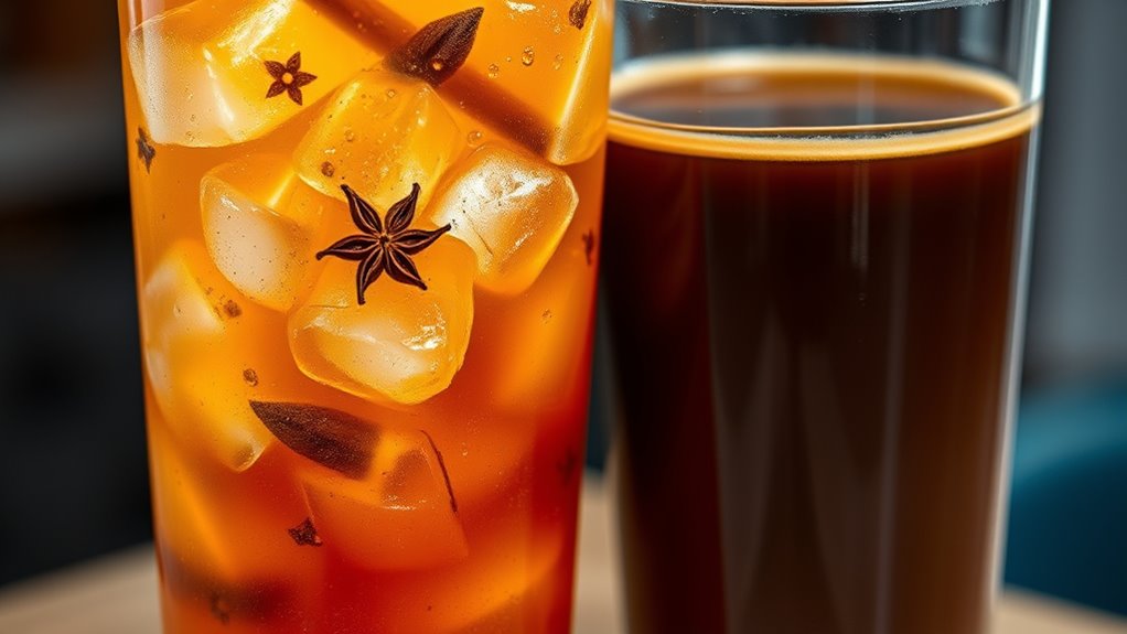 sweet spiced thai beverages