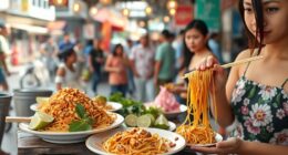 thai street food lunch