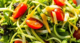 tropical jamaican green salad