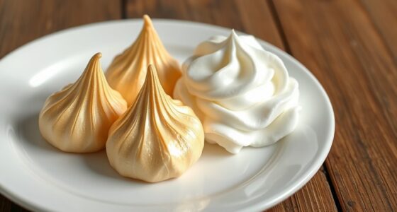 vegan meringues and whipped