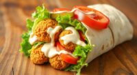 vegan protein packed wrap
