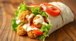 vegan protein packed wrap