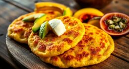 venezuelan colombian breakfast arepas