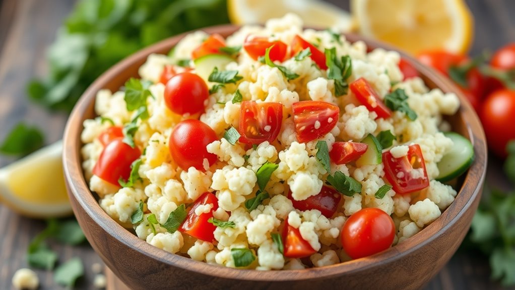 versatile low carb cauliflower salads