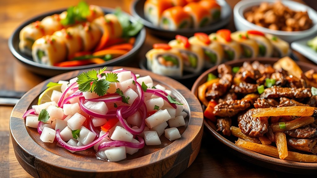 vibrant regional ingredient presentation