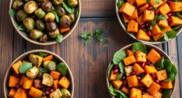 warm winter roasted salads