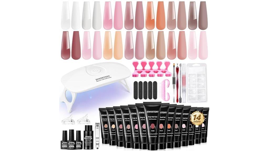 complete 14 piece poly gel kit