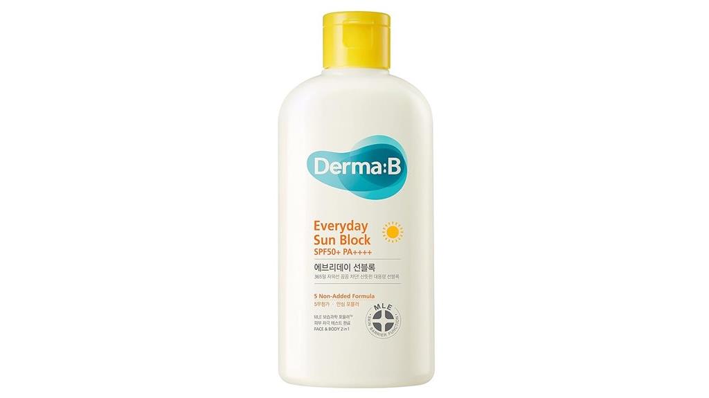 high spf sunblock bottle