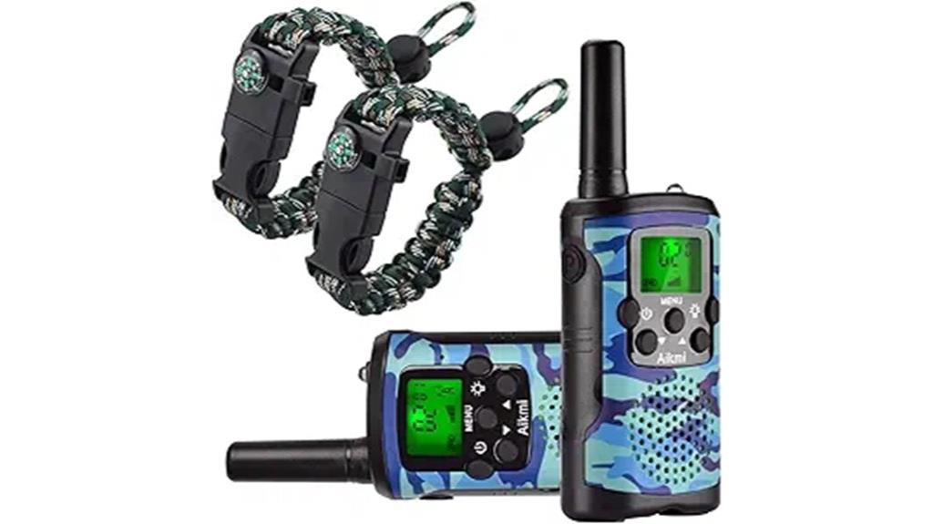 kids 22 channel long range walkie talkies